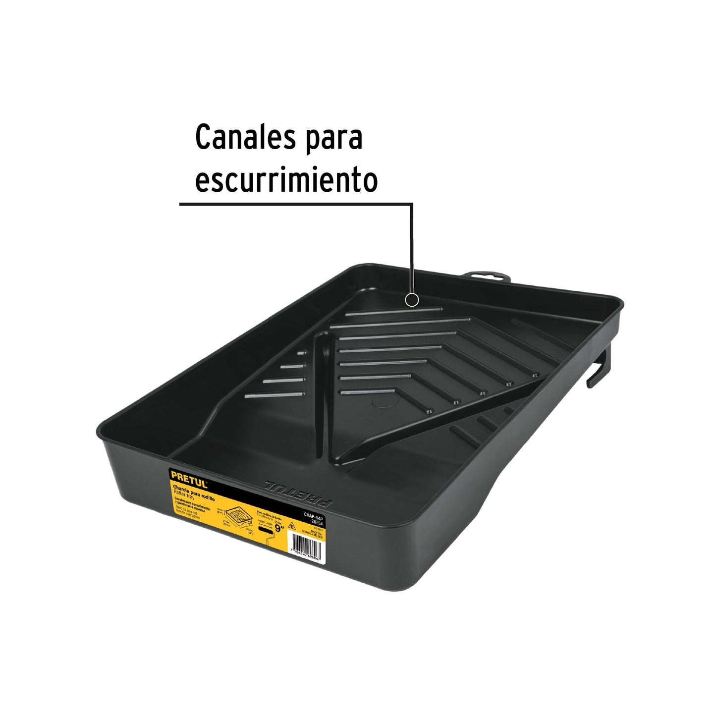 Charola para rodillo 9', PRETUL | CHAP-14P | 20654