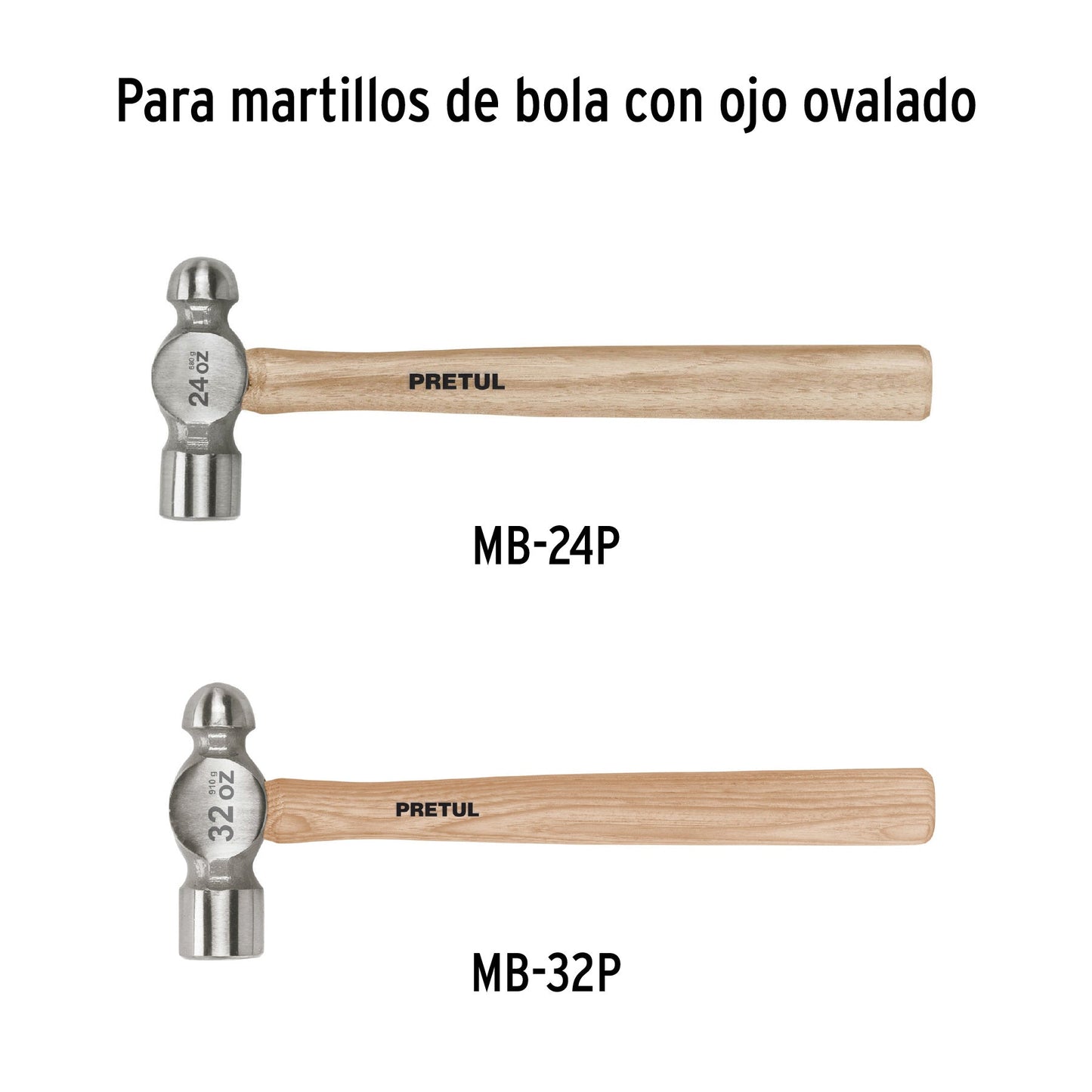 Mango para martillos de bola MB-24/32P, Pretul | MG-MB-24/32P | 20678