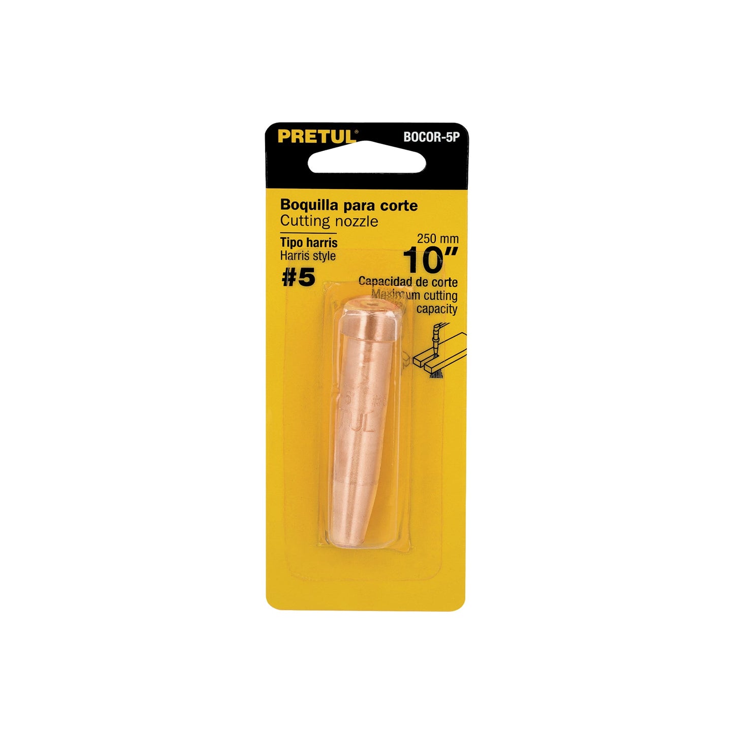Boquilla #5 para corte con acetileno, PRETUL | BOCOR-5P | 21520
