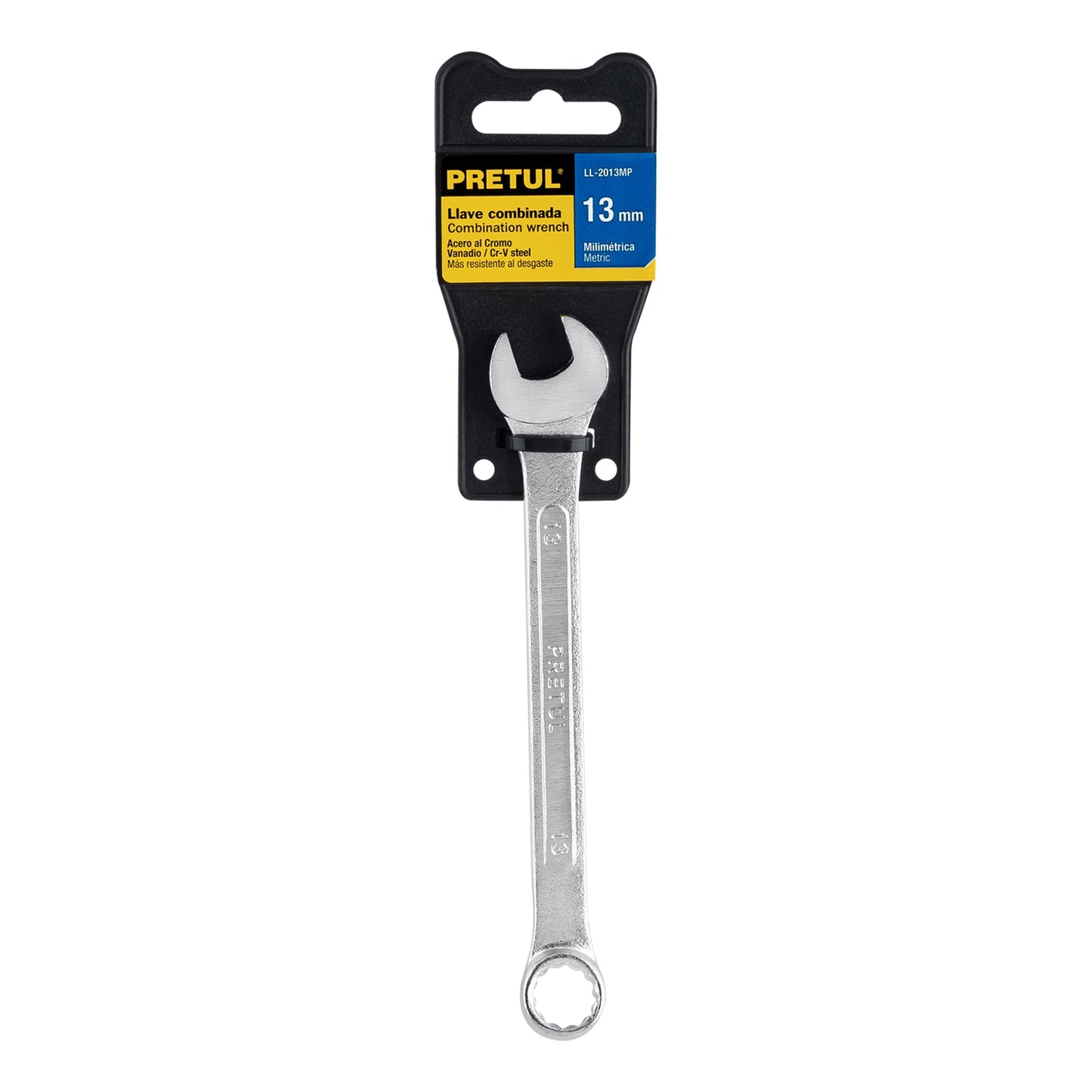 Llave combinada 13 mm x 170 mm de largo, Pretul | LL-2013MP | 21907