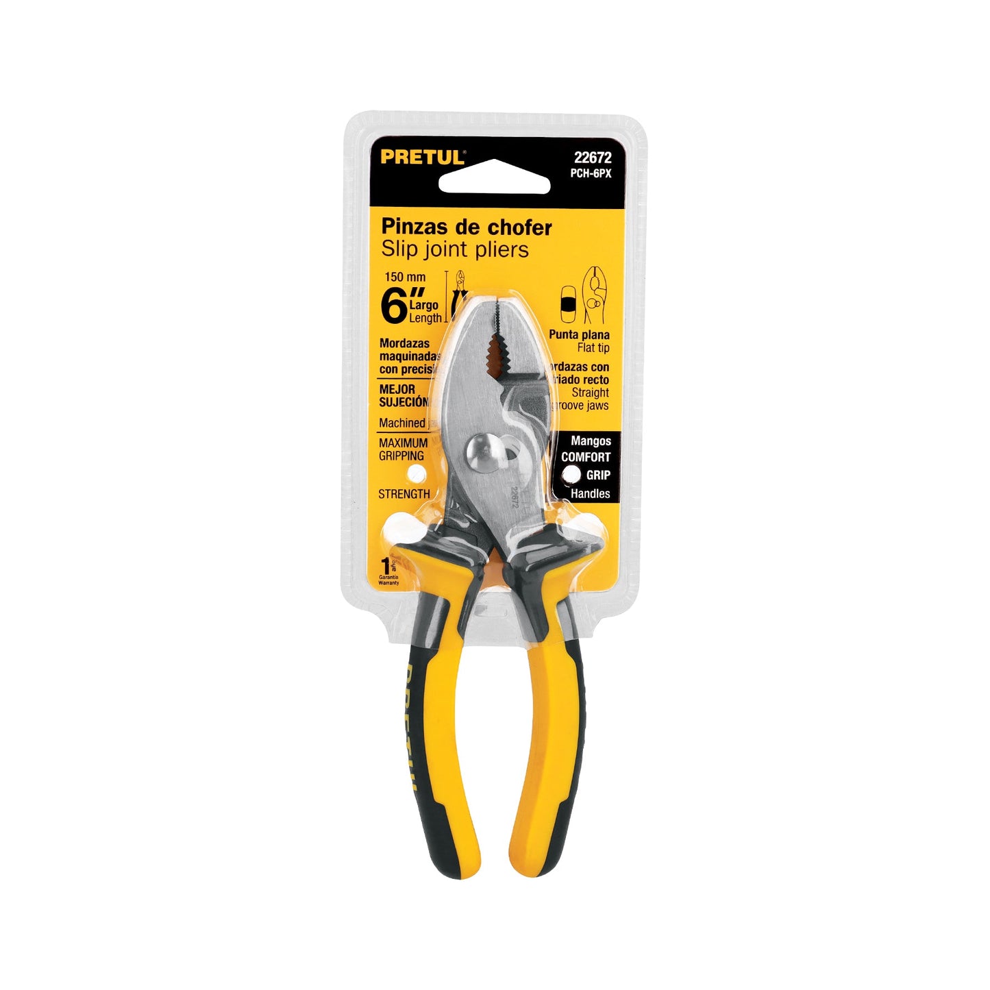 Pinza de chofer 6' mango Comfort Grip, Pretul | PCH-6PX | 22672