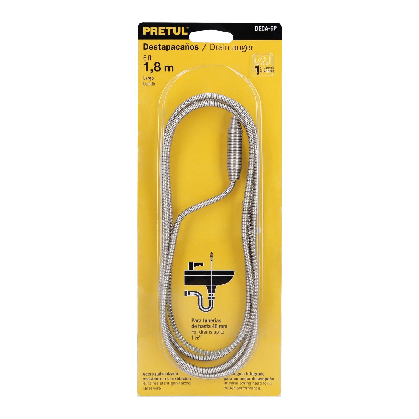 Destapacaños de 1.8 m manual, Pretul | DECA-6P | 22882