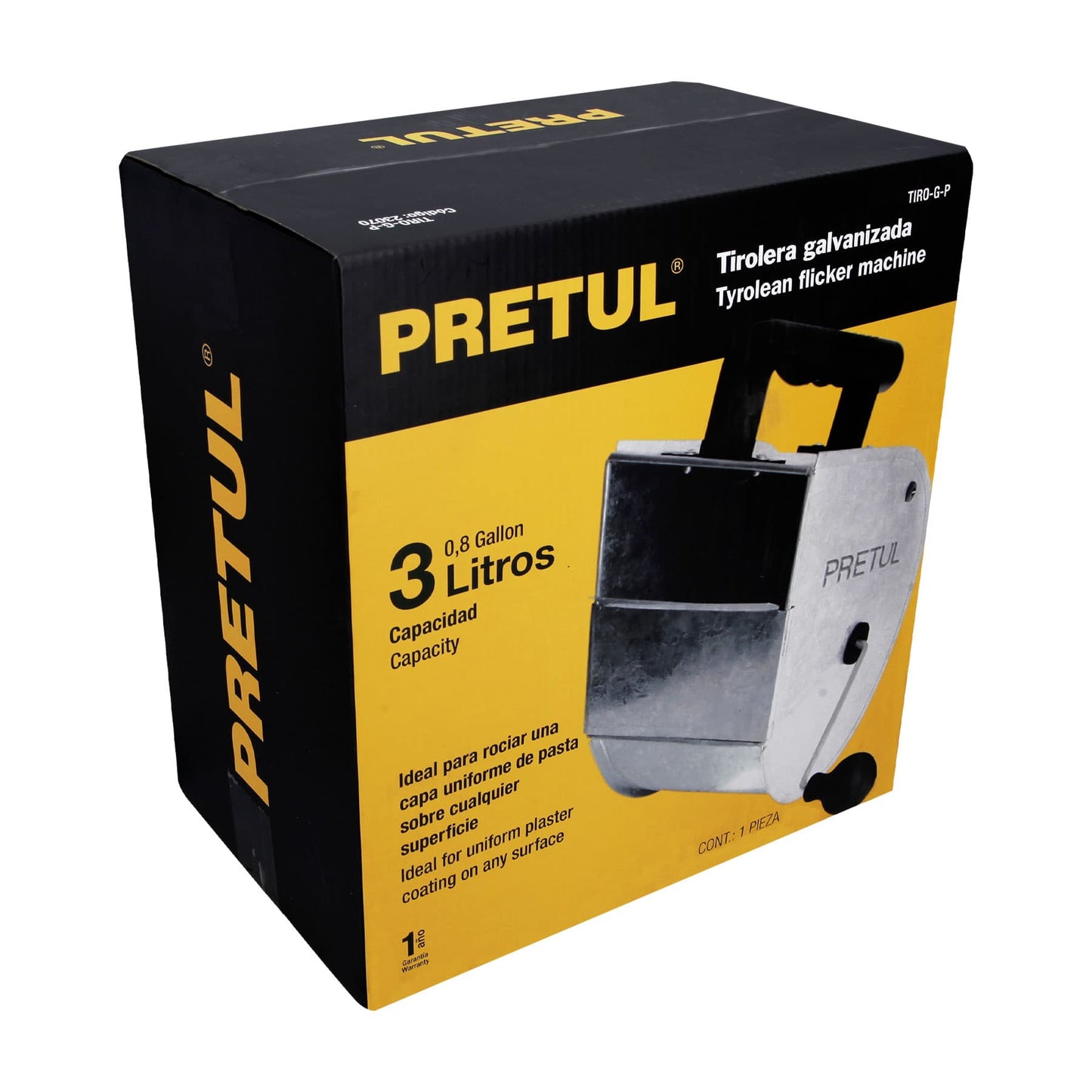 Tirolera galvanizada, Pretul | TIRO-G-P | 23070