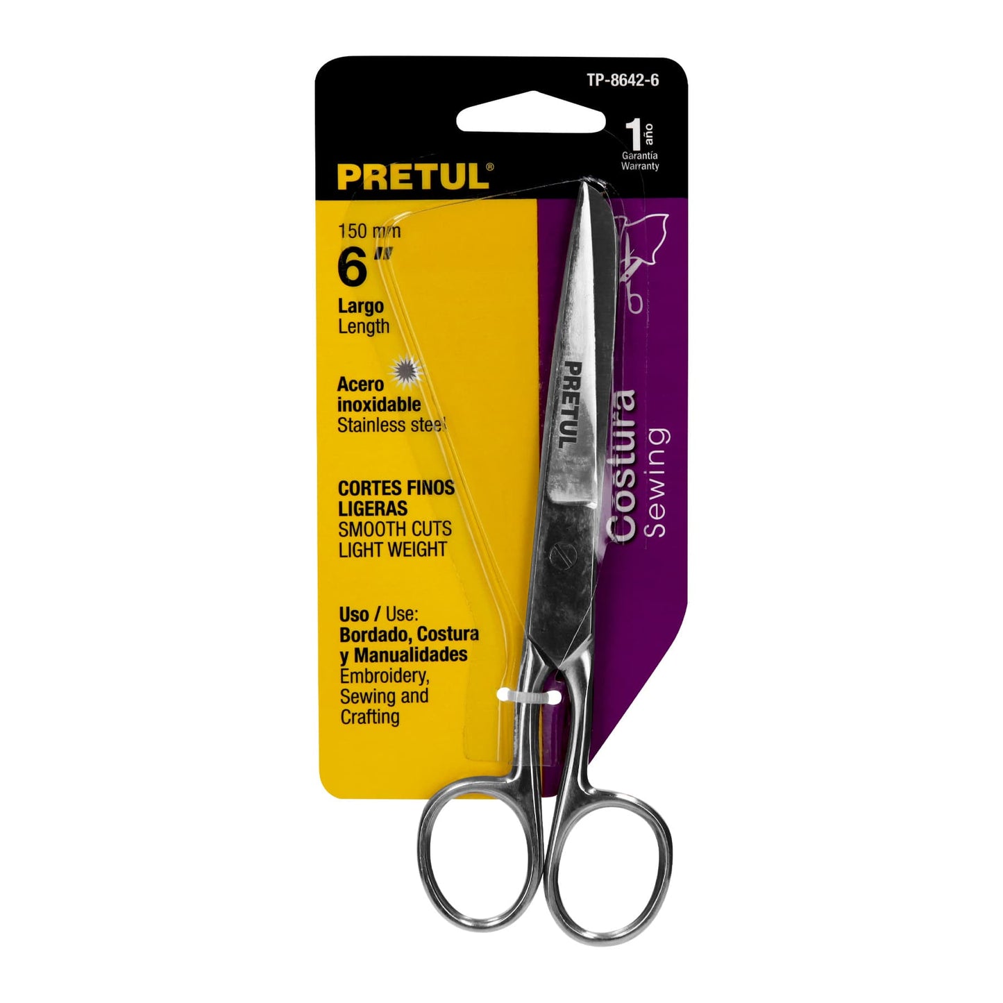 Tijera 6' de acero inoxidable para costura, PRETUL | TP-8642-6 | 23154