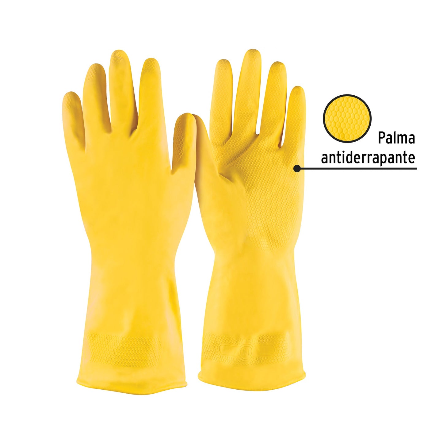 Guantes de látex para limpieza, M, PRETUL | GU-342 | 23260