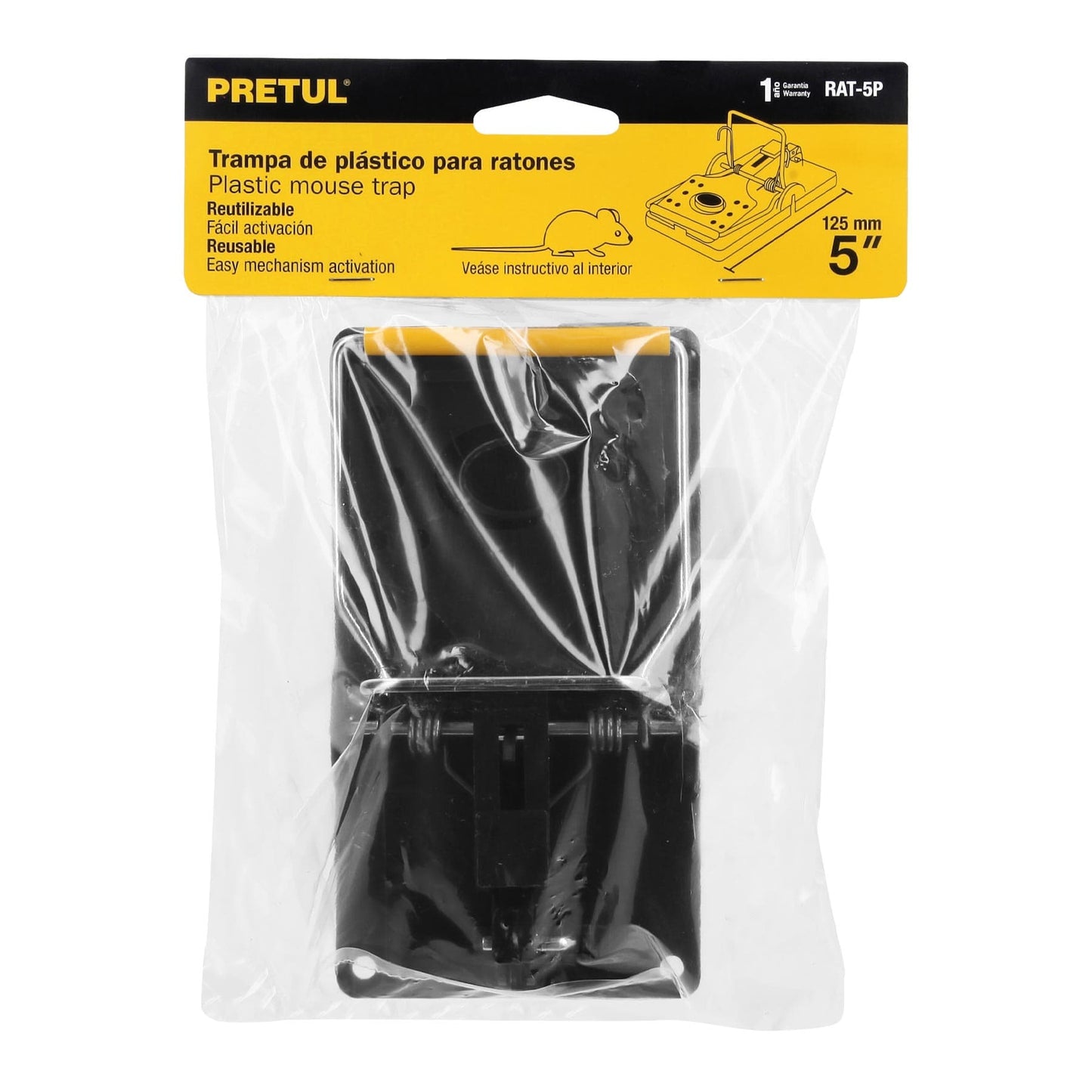 Trampa de plástico de 5' para ratón, Pretul | RAT-5P | 23712