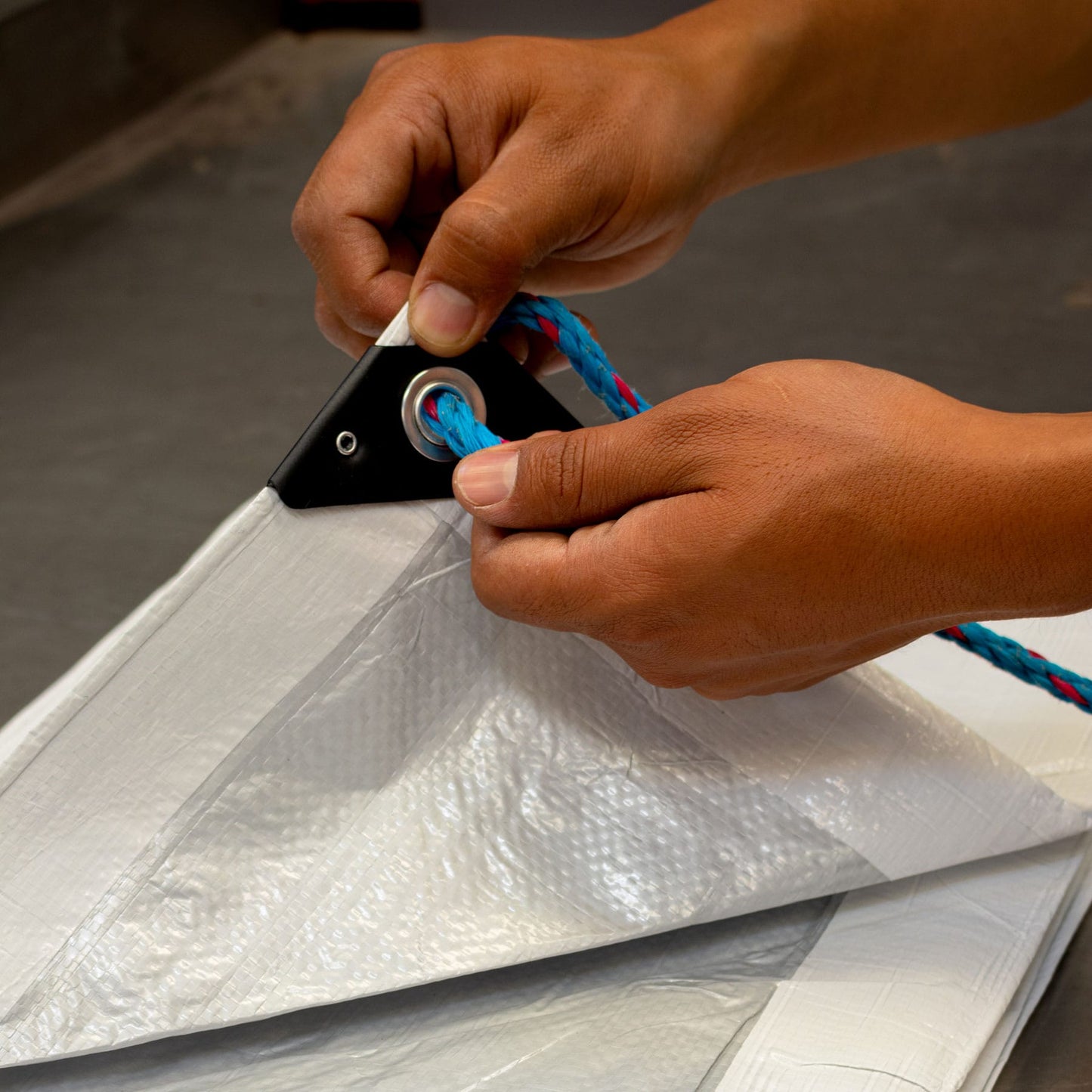 Lona de polietileno 3 x 4 m, blanca, 110 g/m2, PRETUL | LP-34B | 23772