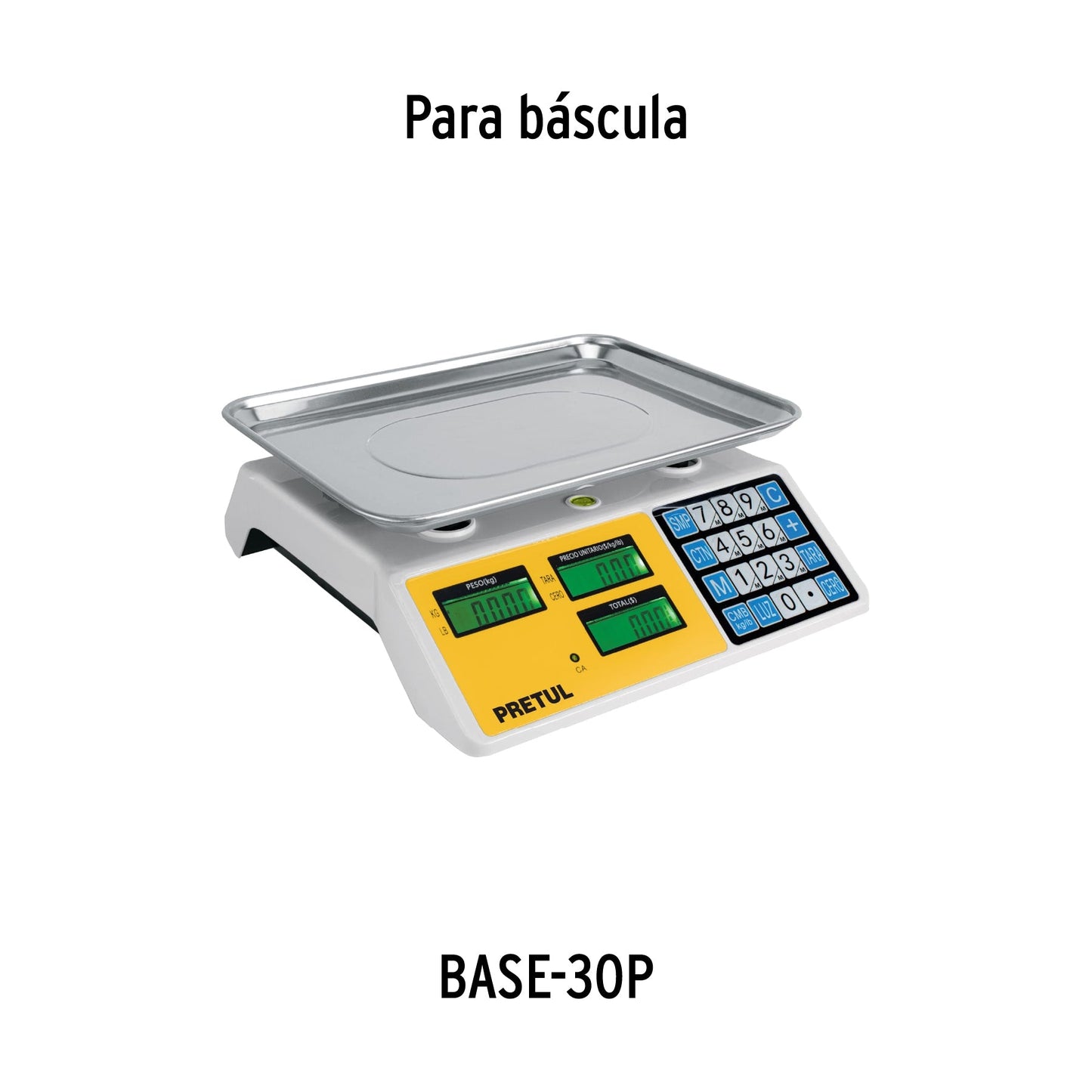Charola de acero inoxidable para BASE-30P, Pretul | CHA-B30P | 26223