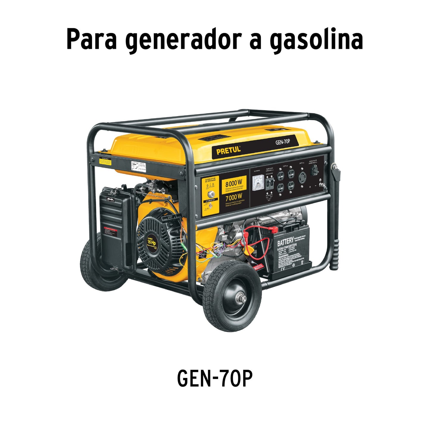 Carburador para generador a gasolina GEN-70P, PRETUL | CB-GEN-70P | 28214