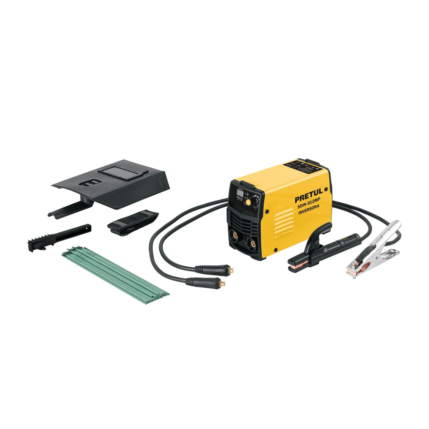 Mini soldadora inversora 120A, 127V, Serie 500, PRETUL | SOIN-512MP | 29018