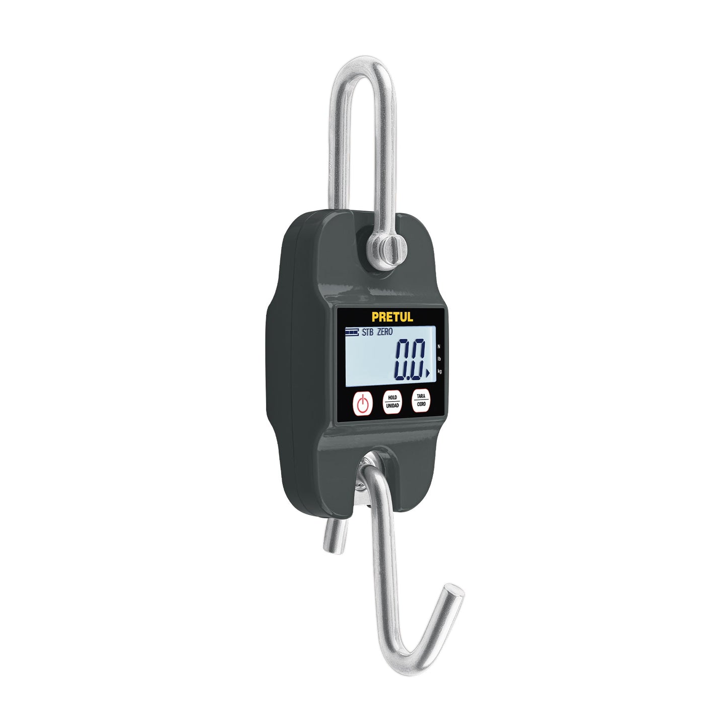 Báscula electrónica colgante, 300 kg, de pilas, PRETUL | BASE-300CP | 29918