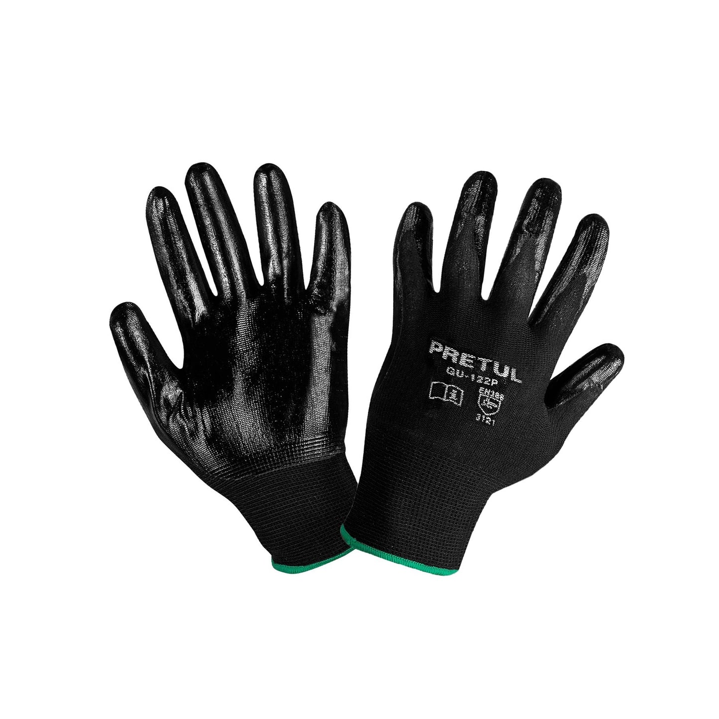 Guantes de nylon recubiertos de nitrilo, XG, Pretul | GU-124P | 29929