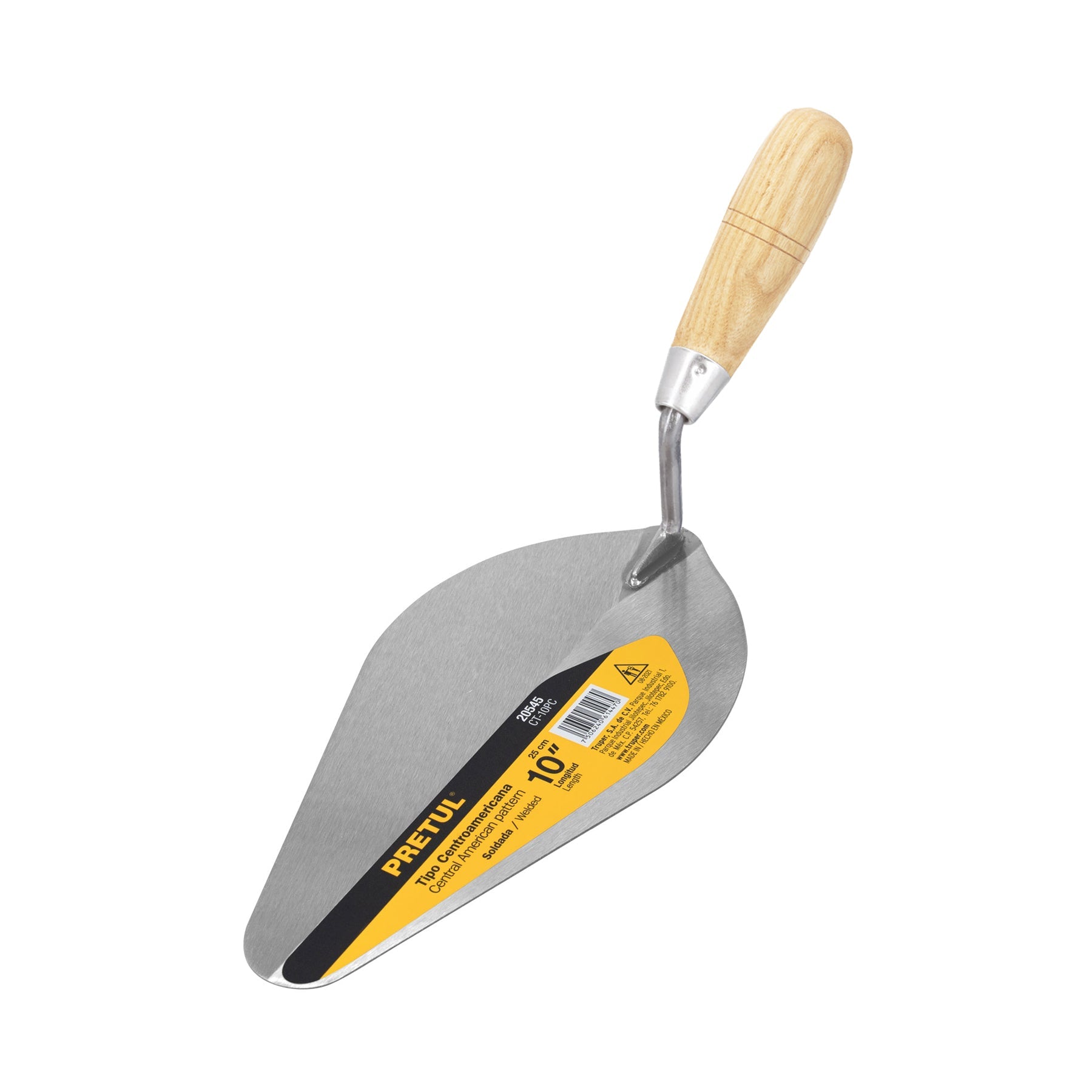 Cuchara para albañil 10' tipo Centroamericana, PRETUL | CT-10PC | 20545