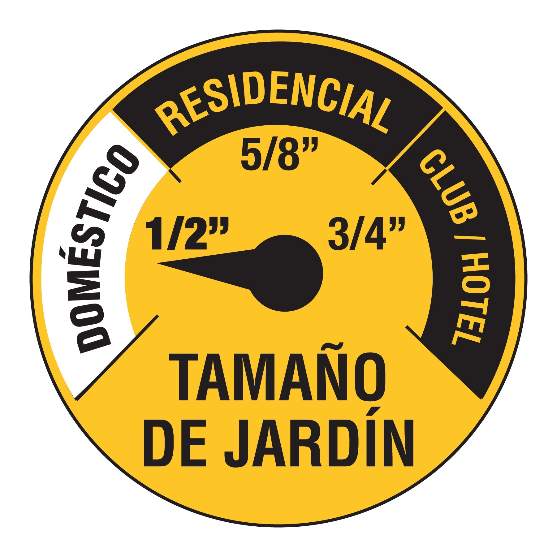 Manguera 1/2' reforzada 3 capas conexiones metal 15m, Pretul | MAN-15X1/2PM | 20656