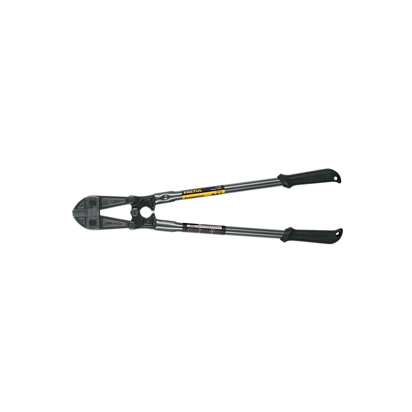 Cortapernos 24', mango tubular, PRETUL | CP-24P | 20947