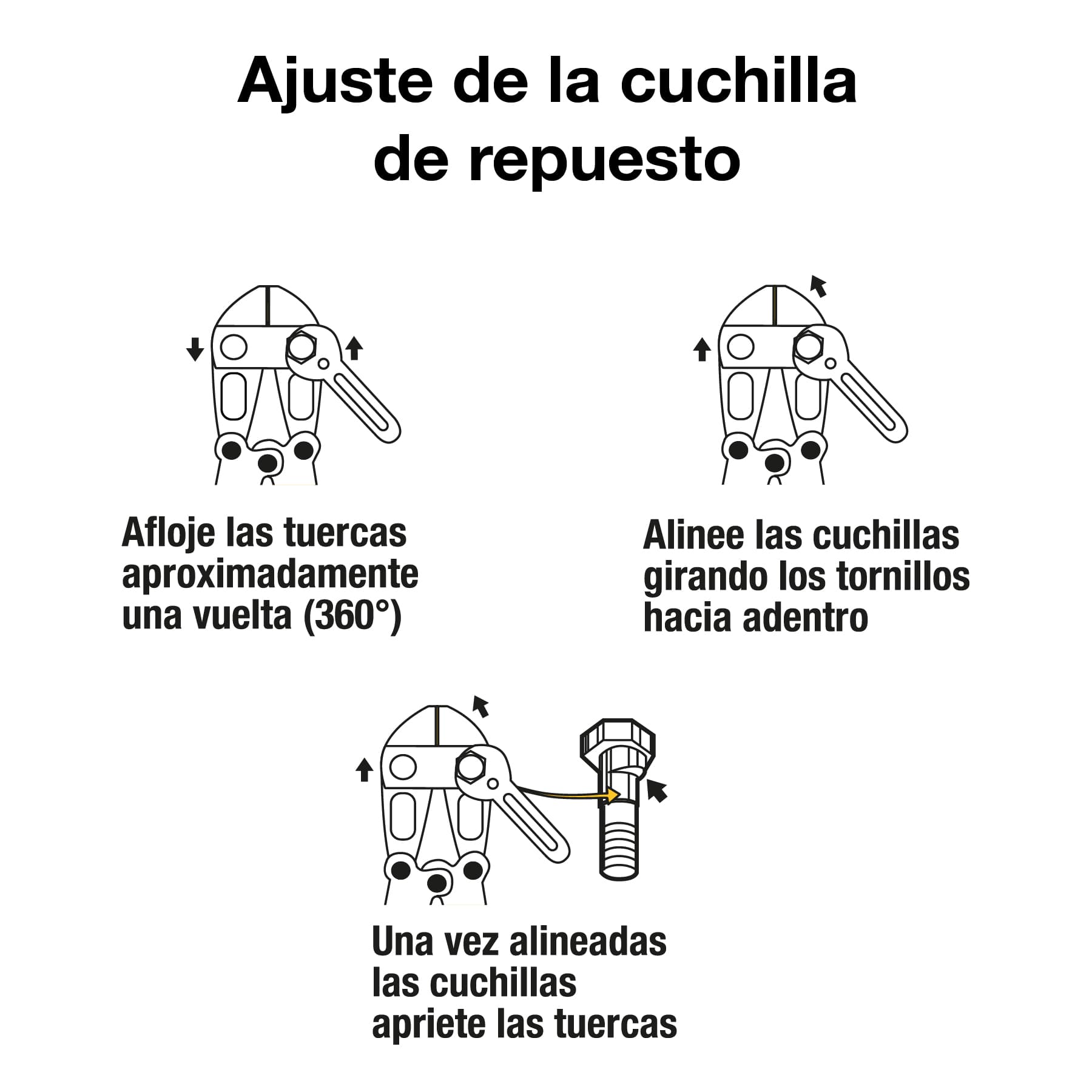 Cuchillas de repuesto para cortapernos 12', Pretul | REP-CP-12P | 20950