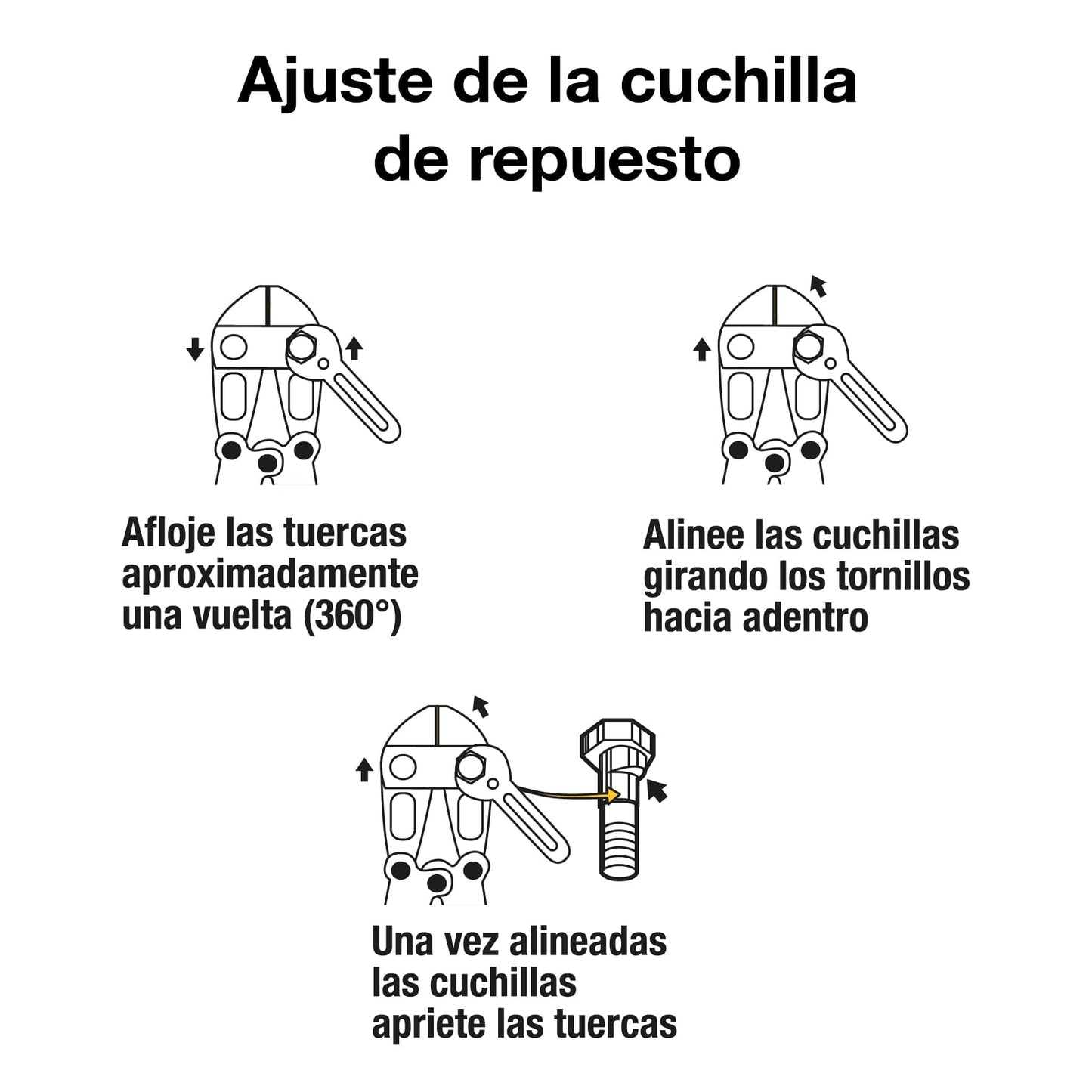 Cuchillas de repuesto para cortapernos 14', Pretul | REP-CP-14P | 20951