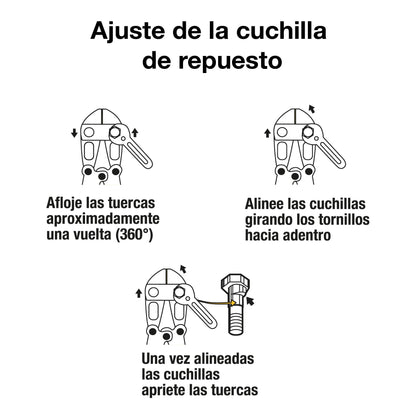 Cuchillas de repuesto para cortapernos 14', Pretul | REP-CP-14P | 20951