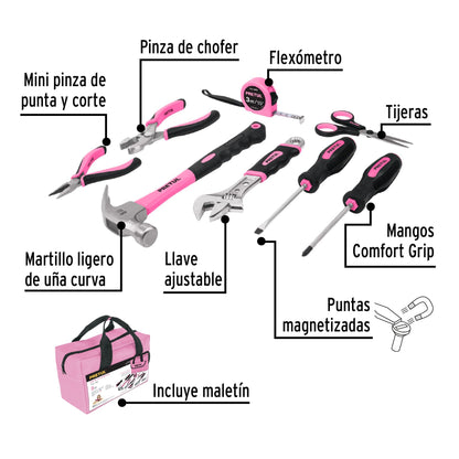 Juego de 8 herramientas caseras para dama, Pretul | SET-MA8 | 21251