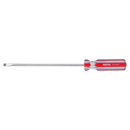 Desarmador plano 1/4 x 8' mango de PVC, Pretul | DR-1/4X8TP | 21460