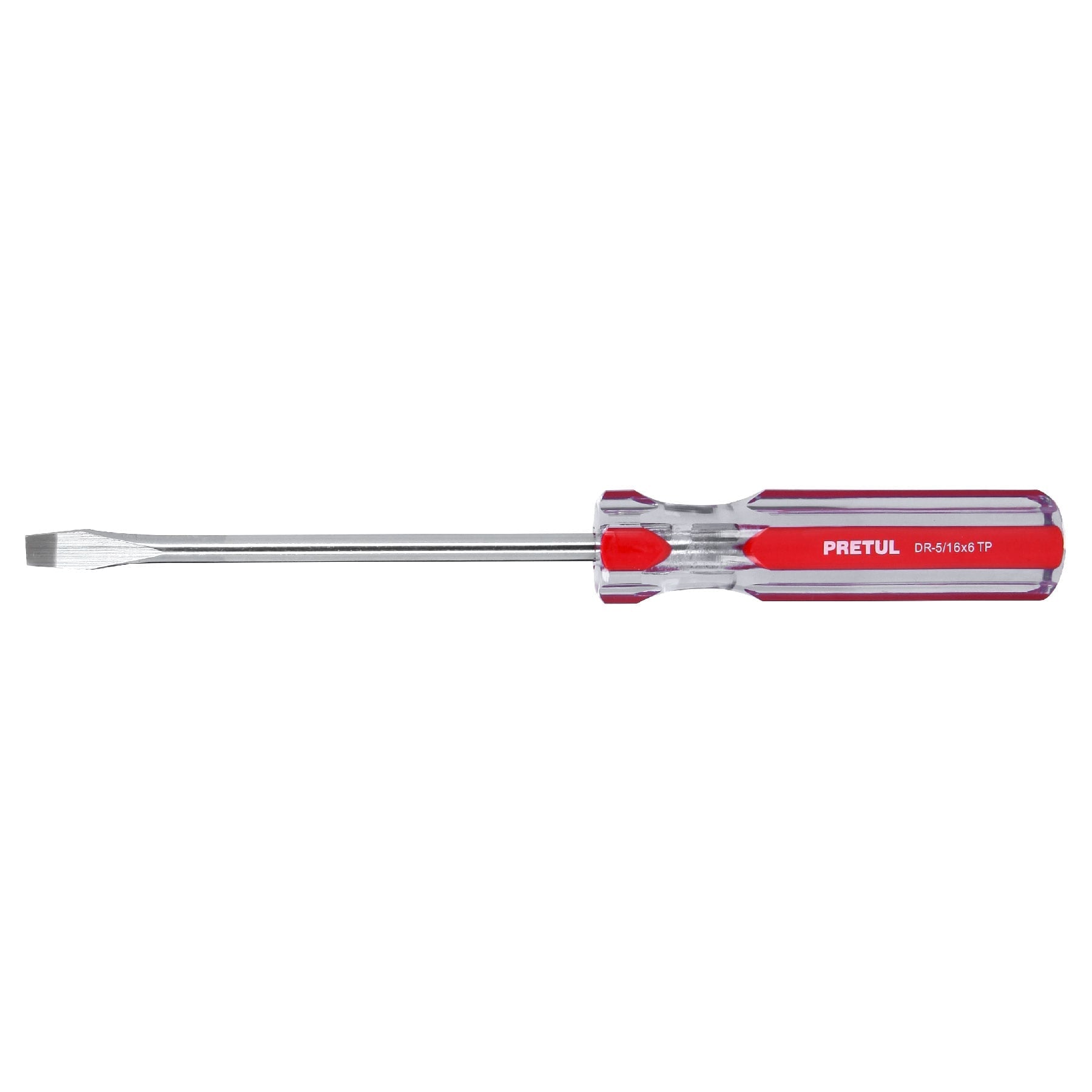 Desarmador plano 5/16 x 6' mango de PVC, Pretul | DR-5/16X6TP | 21463
