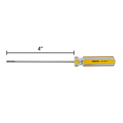 Desarmador cabinet 1/8 x 4' mango de PVC, Pretul | DG-1/8X4TP | 21464
