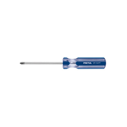 Desarmador de cruz 1/4 x 4' mango de PVC, Pretul | DP-1/4X4TP | 21474