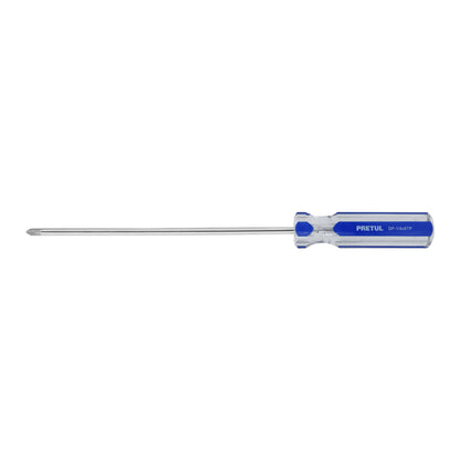 Desarmador de cruz 1/4 x 8' mango de PVC, Pretul | DP-1/4X8TP | 21475
