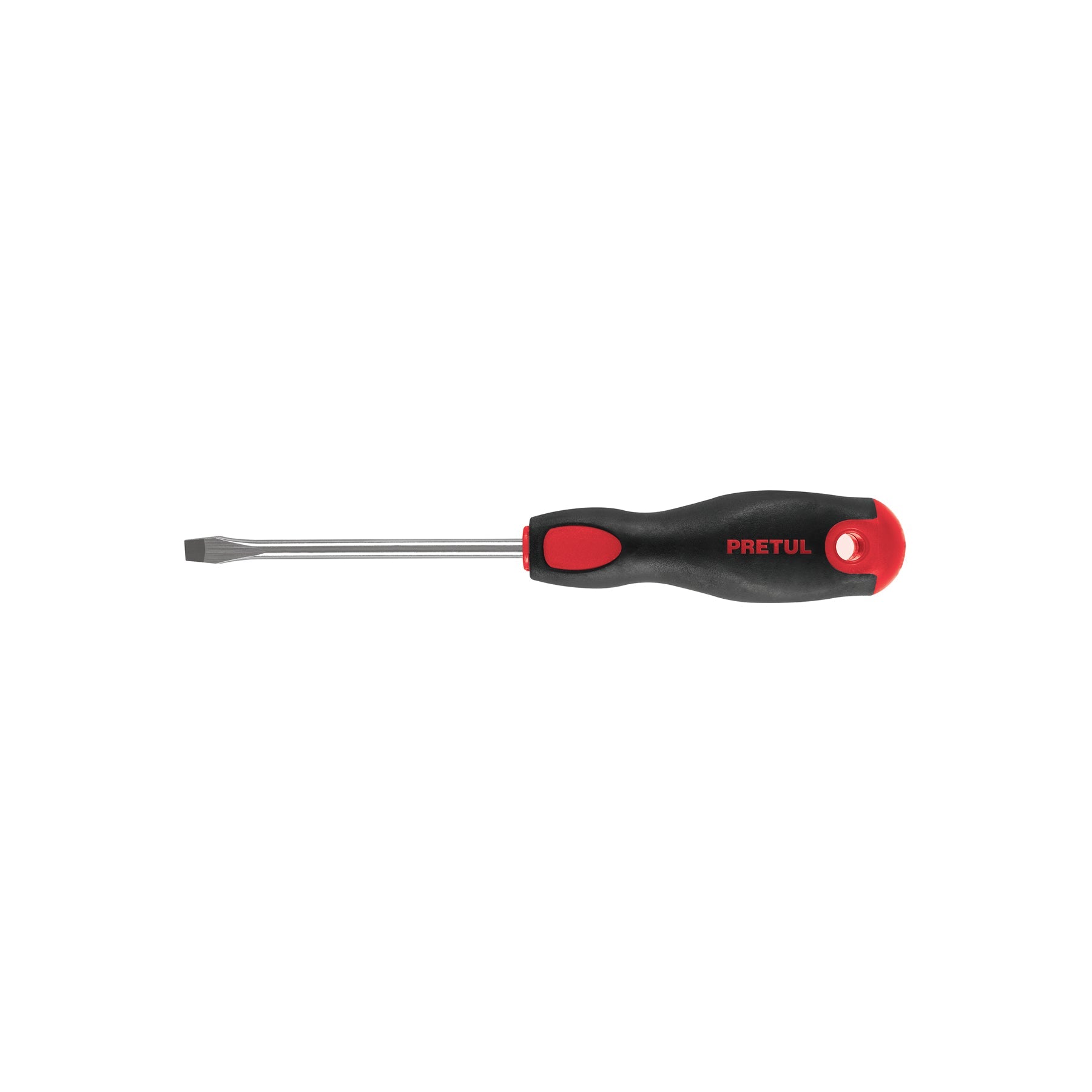 Desarmador plano 1/4' x 4'mango Comfort Grip, Pretul | DR-1/4X4BP | 21481
