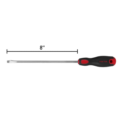 Desarmador plano 1/4' x 8'mango Comfort Grip, Pretul | DR-1/4X8BP | 21482