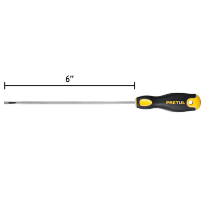 Desarmador cabinet 1/8 x 6' mango Comfort Grip, Pretul | DG-1/8X6BP | 21487
