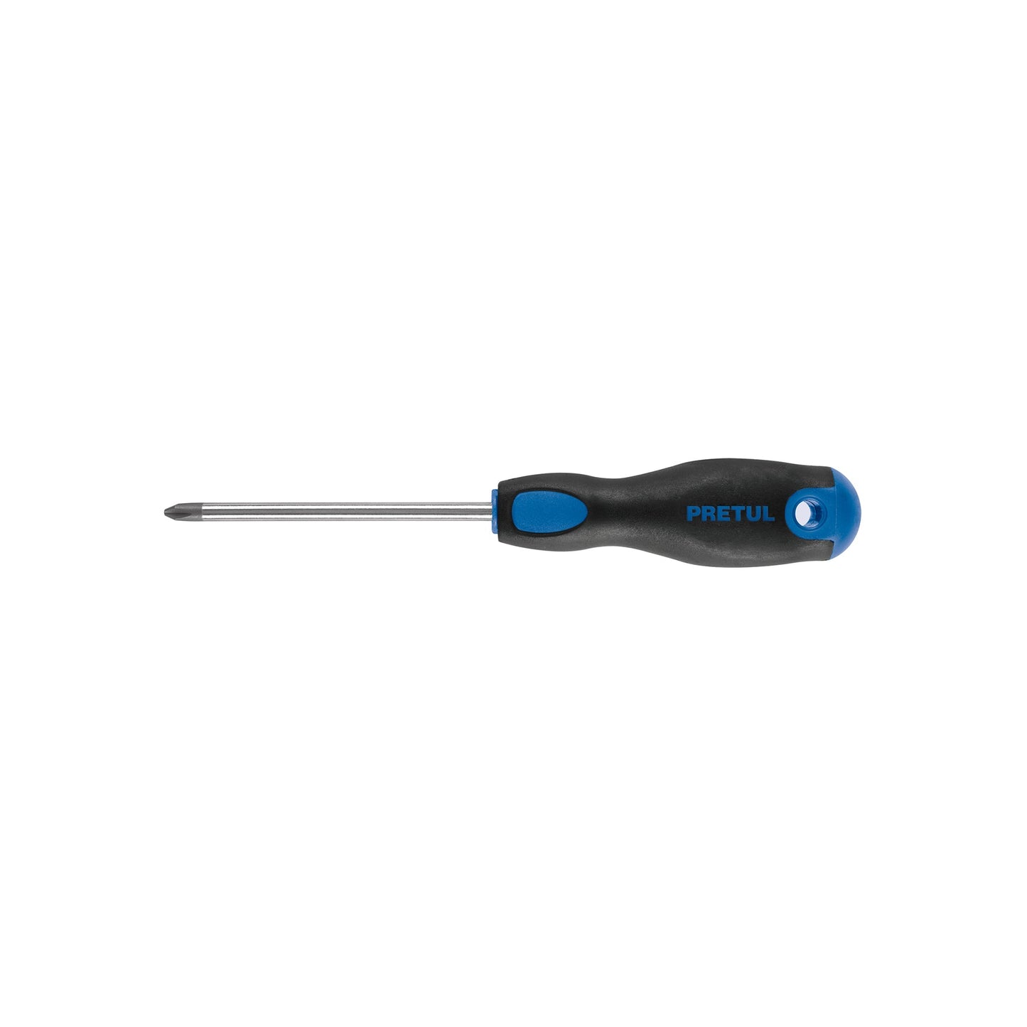 Desarmador de cruz 1/4' x 4' mango Comfort Grip, Pretul | DP-1/4X4BP | 21496