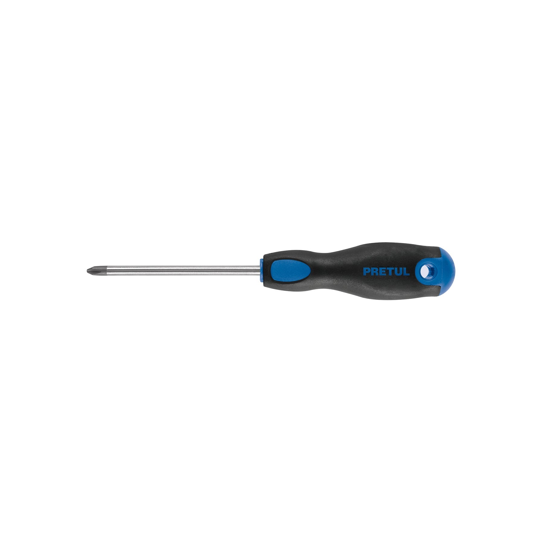 Desarmador de cruz 1/4' x 4' mango Comfort Grip, Pretul | DP-1/4X4BP | 21496