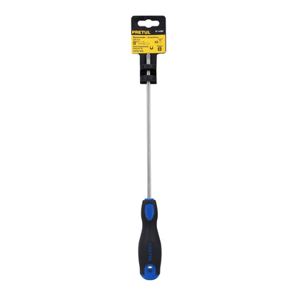 Desarmador de cruz 1/4' x 8' mango Comfort Grip, Pretul | DP-1/4X8BP | 21497