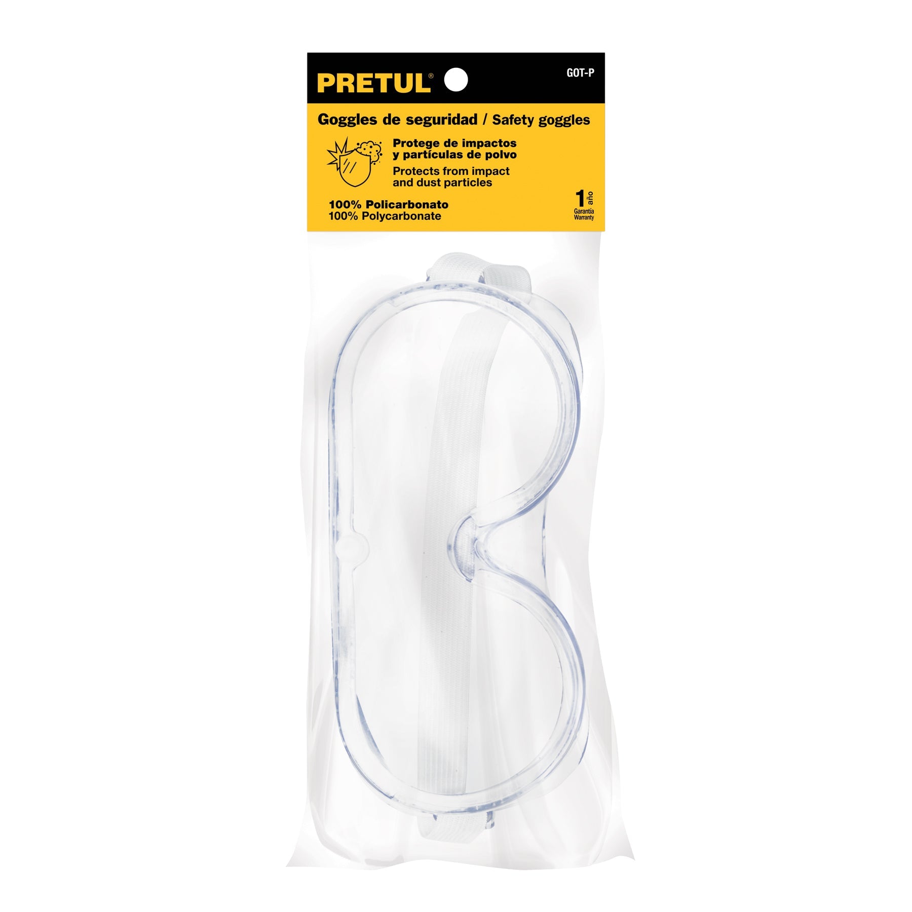 Goggles de seguridad con ventilación directa, Pretul | GOT-P | 21538