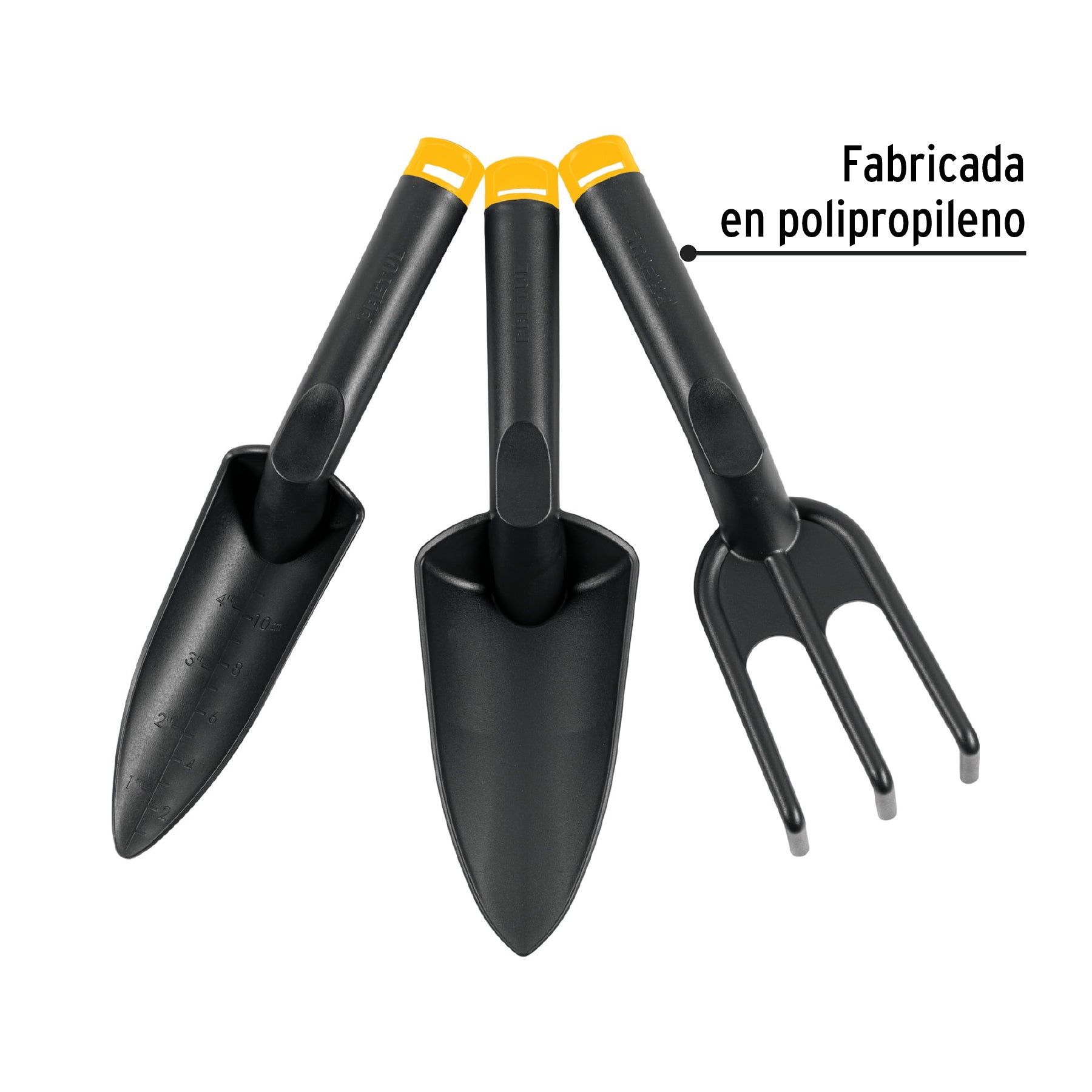 Juego de 3 herramientas de 11' para jardín, Pretul | JJ-3P | 21709