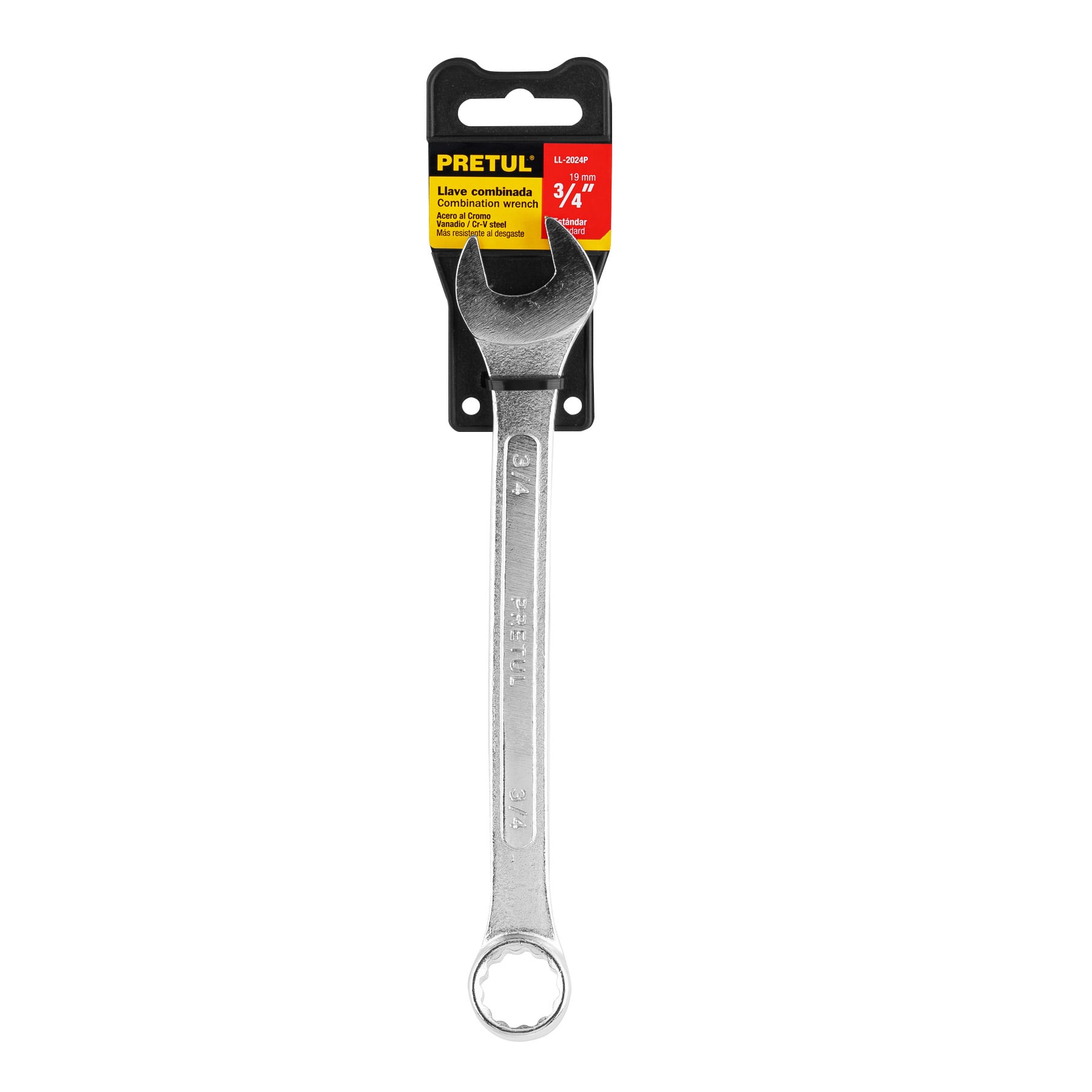 Llave combinada 3/4' x 230 mm de largo, Pretul | LL-2024P | 21888