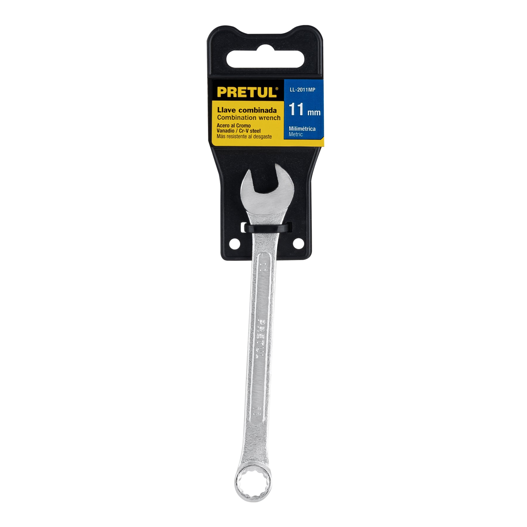 Llave combinada 11 mm x 150 mm de largo, Pretul | LL-2011MP | 21905