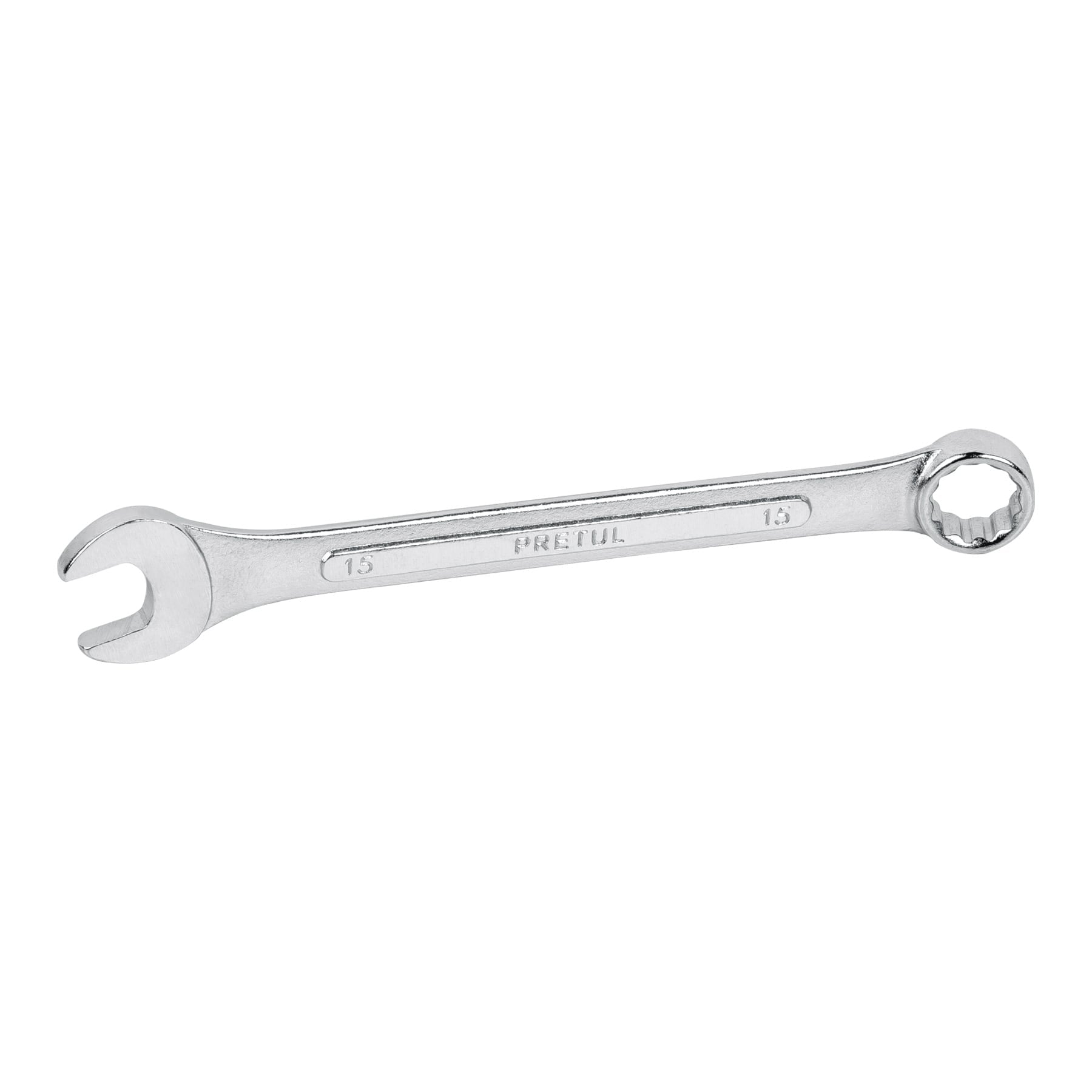 Llave combinada 15 mm x 190 mm de largo, Pretul | LL-2015MP | 21909