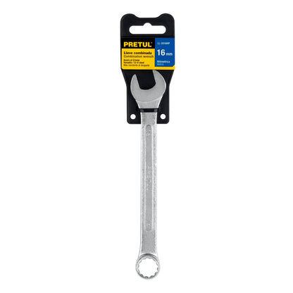Llave combinada 16 mm x 200 mm de largo, Pretul | LL-2016MP | 21910