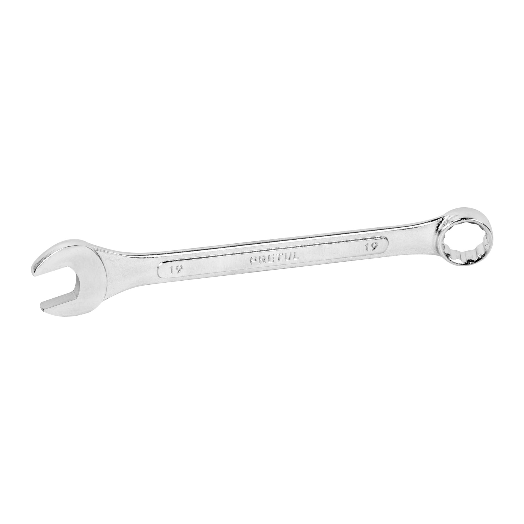 Llave combinada 19 mm x 230 mm de largo, Pretul | LL-2019MP | 21913