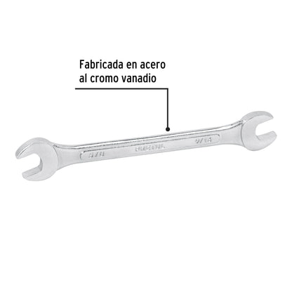 Llave española, 9/16 x 5/8' x 185 mm de largo, PRETUL | LL-3030P | 21955