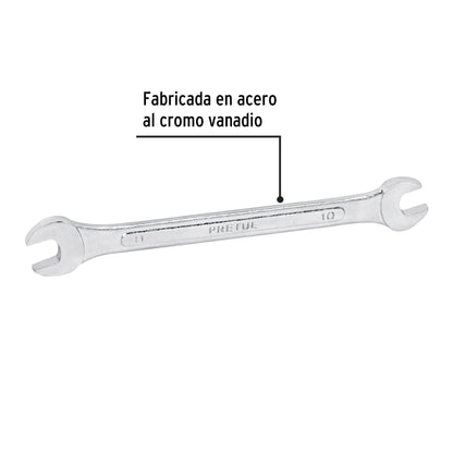 Llave española 10 x 11 mm x 157 mm de largo, PRETUL | LL-31011MP | 21972