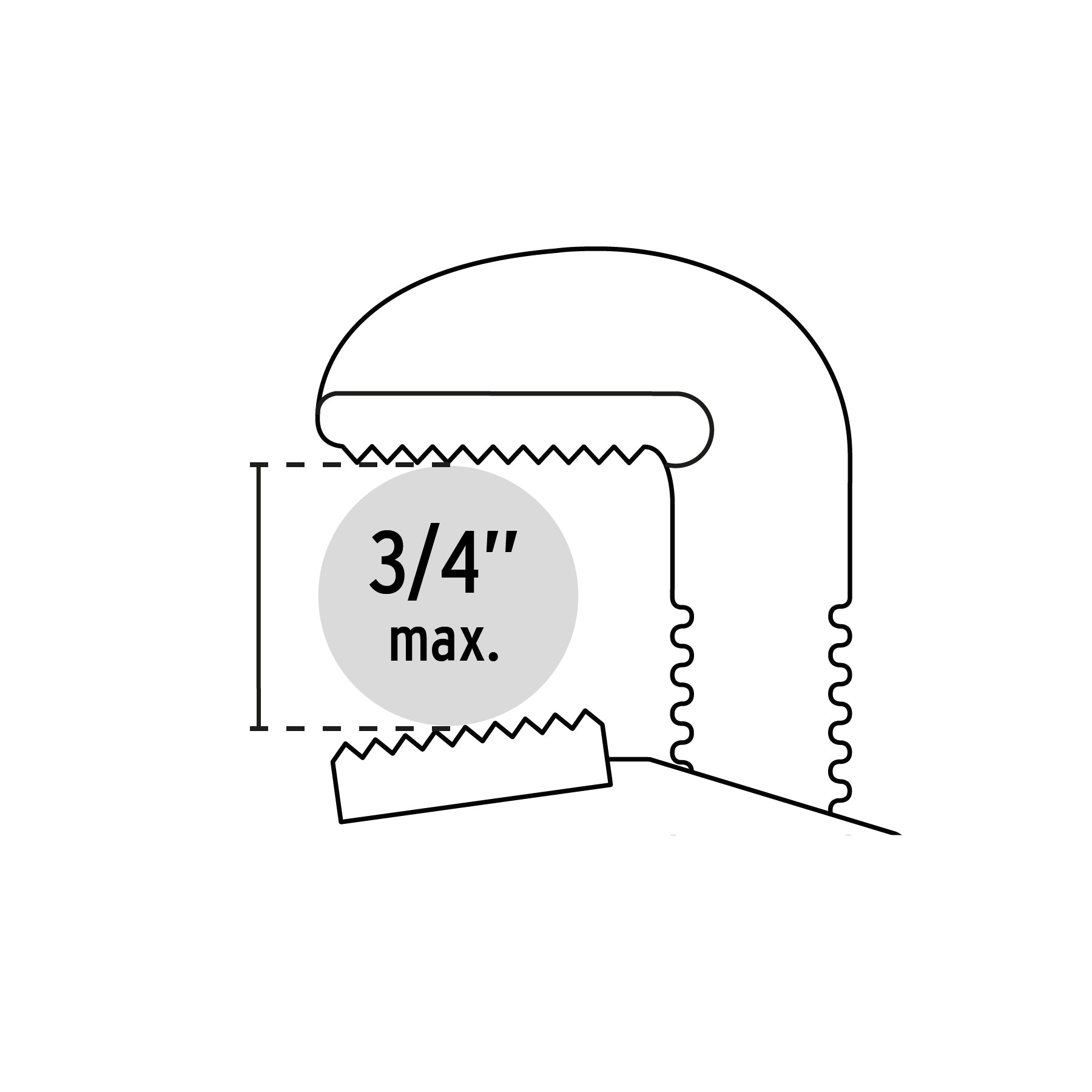 Llave stilson 8' cuerpo de hierro maleable, Pretul | STI-8P | 22010
