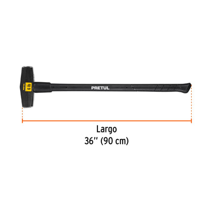 Marro tipo Nevada 6 lbs. mango 36', Pretul | MD-6MP | 22203