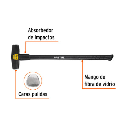 Marro tipo Nevada 6 lbs. mango 36', Pretul | MD-6MP | 22203
