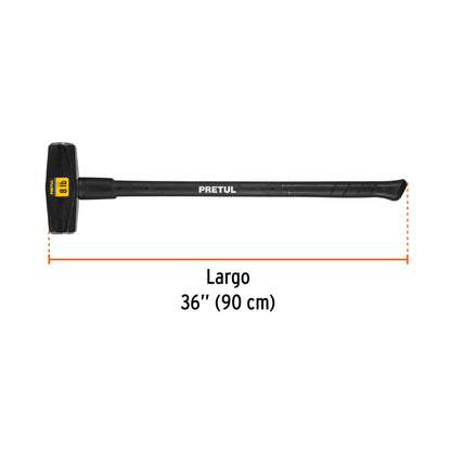 Marro tipo Nevada 8 lbs. mango 36', Pretul | MD-8MP | 22205
