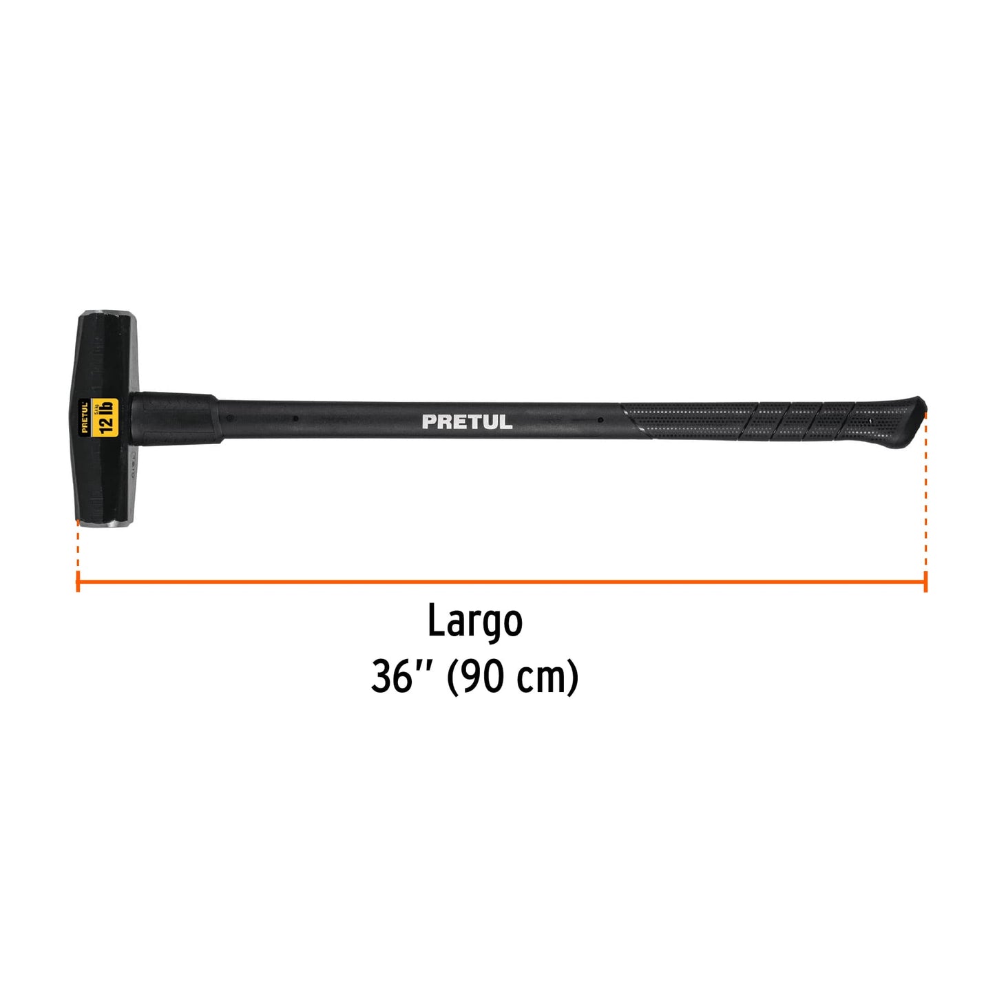 Marro tipo Nevada 12 lbs. mango 36', Pretul | MD-12MP | 22207