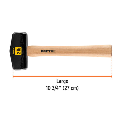 Marro tipo Nevada 2 lbs. mango 10-3/4', Pretul | DHT-2P | 22215