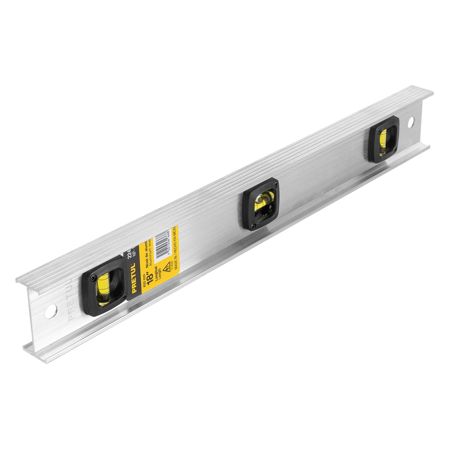 Nivel de 18' con cuerpo de aluminio, Pretul | NP-18P | 22458